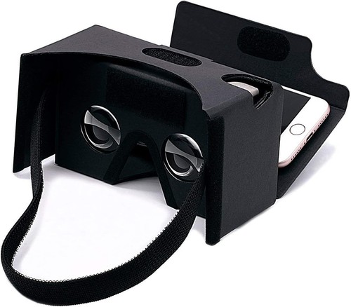 Google cardboard headset 3d - cardboard,vr,