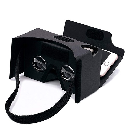 Google cardboard headset 3d - cardboard,vr,